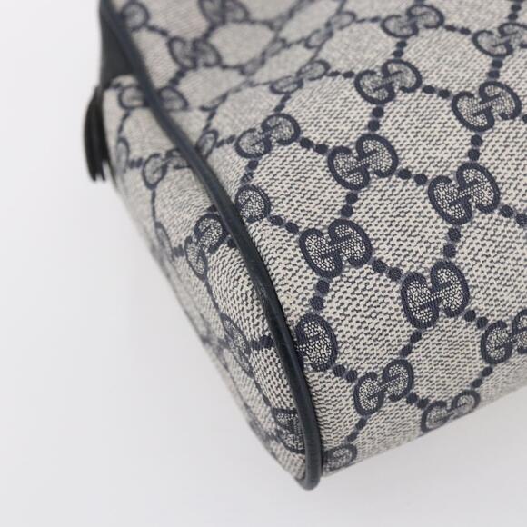 GUCCI GG Canvas Sherry Line Clutch Bag Red Navy 14.014.3553 Auth BA8450 - Picture 16 of 16